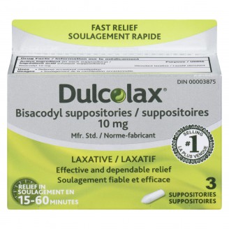 Dulcolax Bisacodyl Suppositories